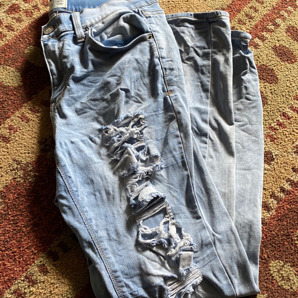 Light blue Ripped Jeans